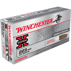 Winchester 223 55 Grain Pointed Soft Point 20 Rd